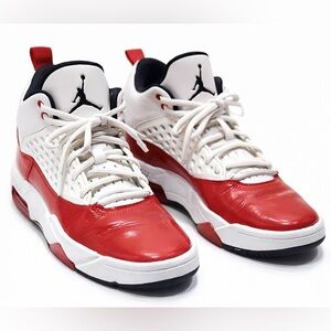 Jordan Maxin 200 White Gym Red CD6107-106 Shoes Sneakers Basketball Size 5.5